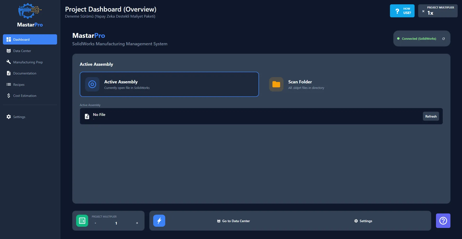 MastarPro Arayüz Önizleme